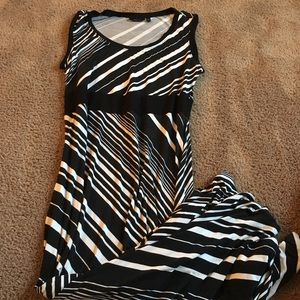 Striped maxi dress